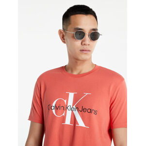 Calvin Klein pánské oranžové tričko - S (XLV)